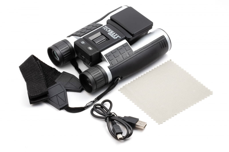Technaxx TX-142 binocolo Nero, Argento