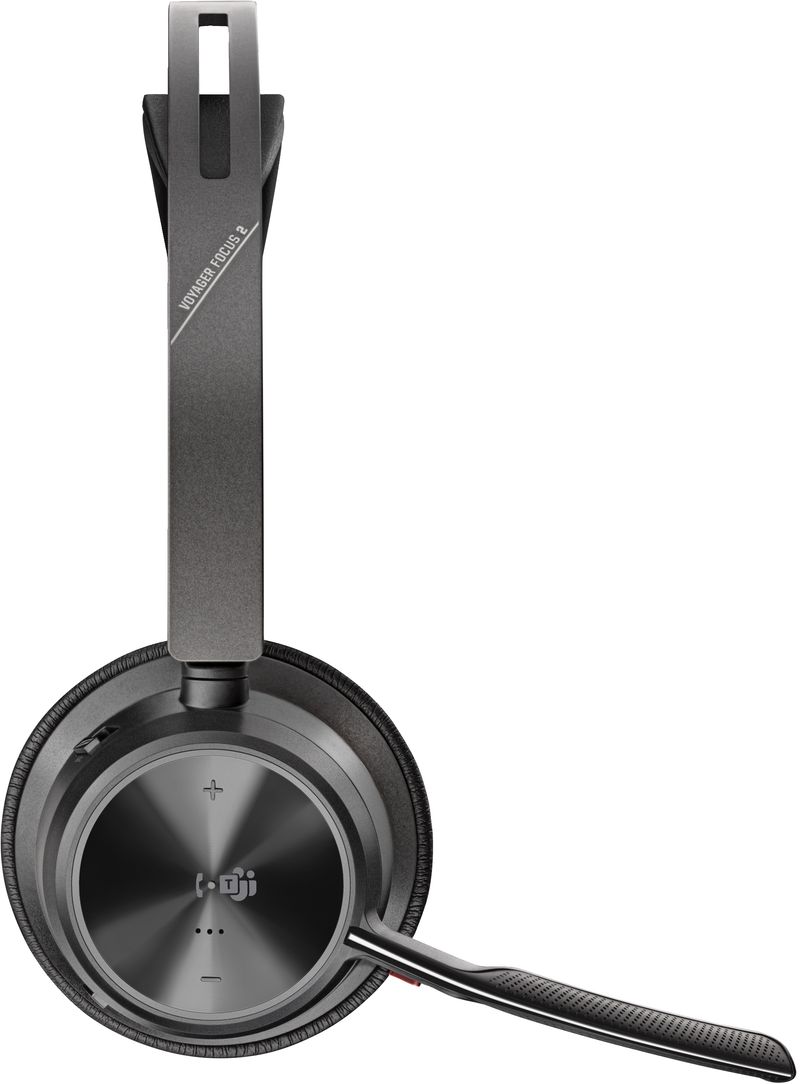 POLY-Voyager-Focus-2-UC-Auricolare-Con-cavo-e-senza-cavo-A-Padiglione-Ufficio-USB-tipo-C-Bluetooth-Nero--Poly-Voyager-Fo