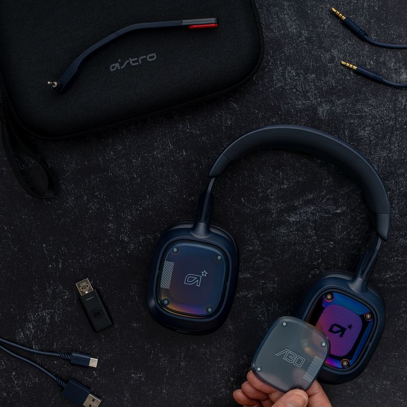 ASTRO-Gaming-A30-Auricolare-Con-cavo-e-senza-cavo-A-Padiglione-Giocare-Bluetooth-Blu