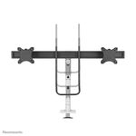 Supporto-da-tavolo-doppio-100x100--8kg-17-27---alto-inclinabile-girevole-ruota-bianco