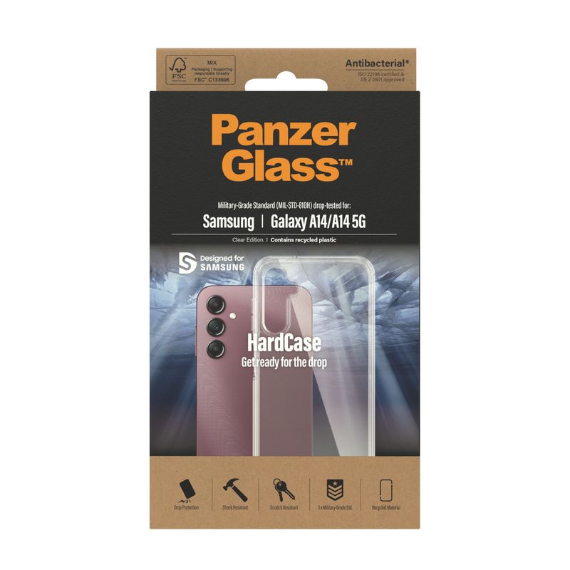 PanzerGlass-Samsung-Hardcase-custodia-per-cellulare-Cover-Trasparente--PANZERGLASS-HARDCASE---GALAXY-A14-