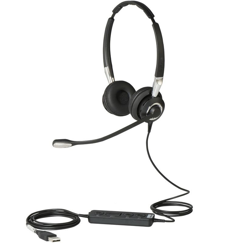 Jabra-Biz-2400-II-USB-Duo-CC-Auricolare-Cablato-A-Padiglione-Ufficio-Nero-Argento