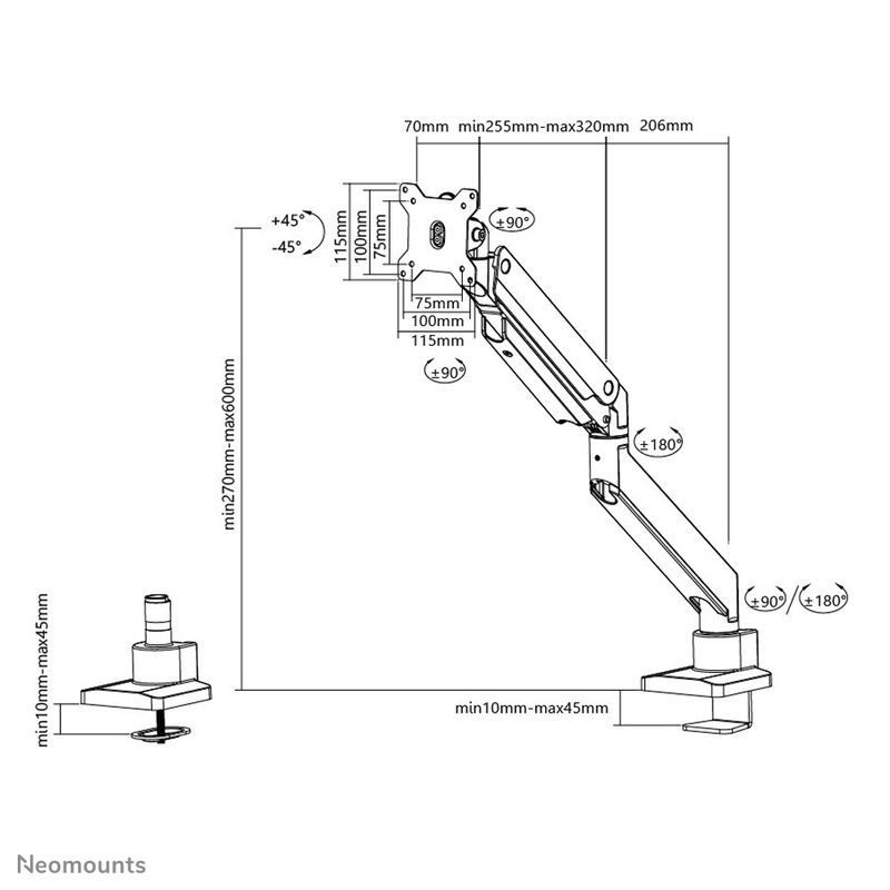 Neomounts-by-Newstar-Select-Supporto-da-scrivania-per-monitor