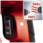 Einhell-TC-HA-2000-1-Pistola-ad-aria-calda-500-l-min-550-°C-2000-W-Rosso