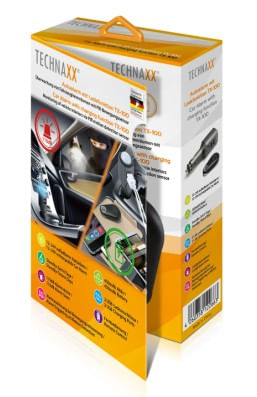 Technaxx-4743-Caricabatterie-per-dispositivi-mobili-Auto-Nero