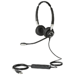 Gn Netcom Jabra Biz 2400 II USB Duo CC Auricolare Cablato A Padiglione Ufficio Nero, Argento