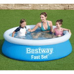 Bestway Piscina Rotonda Fast Set 183x51 cm Blu