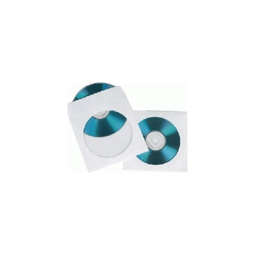 Hama-CD-ROM-Paper-Sleeves-50-White-50-dischi-Bianco