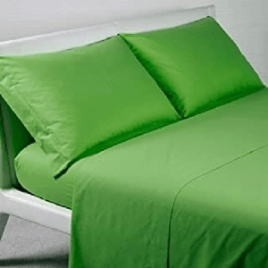 Caleffi - Completo-lenzuola Cotone tinta unita Tinta Unita Singolo Verde