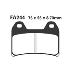 EBC FA244 Pastiglie Ducati-Aprilia Ant Imp.Brembo