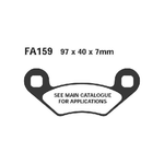 EBC FA159TT Pastiglie Polaris Tutti anteriore