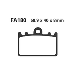 EBC FA180 Pastiglie Suzuki Rgv250-Kawa Zxr 400