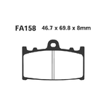 EBC FA158HH Pastiglie Hh Kawasaki Zzr - Suzuki Gsx-R 600