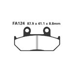 EBC FA124 Pastiglie Honda Vfr 750 86-87 anteriore