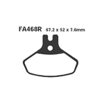 EBC FA468R Pastiglie R Can-Am Ds 450 08- anteriore