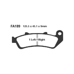 EBC FA189 Pastiglie Honda Cbr 1000 F -99 anteriore -posteriore