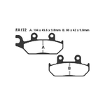 EBC FA172R Pastiglie R Yamaha Xt 600 E anteriore