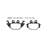 EBC FA377R Pastiglie R Kymco Kxr-Mxu 250 anteriore Sym Trackrunner 200