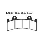 EBC FA243HH Pastiglie Hh Pinza Jaybrake 6 Pistoncini