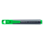 Staedtler Triplus 3550-5 pennarelli indelebili con punta a scalpello, colore: verde, 10 Pezzi