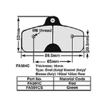 EBC FA504CS Pastiglie freno Kart Birel