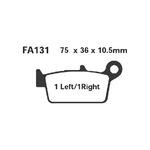 EBC FA131TT Pastiglie Honda Cr-Cre-Crm-Xr