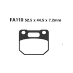 EBC FA110 Pastiglie Suzuki Rg 125 85-91 anteriore