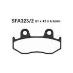 EBC SFA323-2HH Pastiglie Sfa Honda Ch 250 Spacy 85-86 anteriore