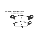 EBC FA342R Pastiglie R Kawa-Suzuki Sx