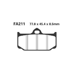 EBC FA211 Pastiglie Pinza Brembo 4 Pist. Fa211