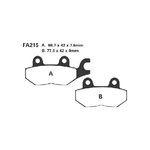 EBC FA215 Pastiglie Triumph Tiger 900 anteriore Dx