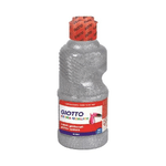 Giotto FILA Flacone 250 Ml Tempera Glitterata Colore Argento - Ideale Per Lavoretti Natalizi