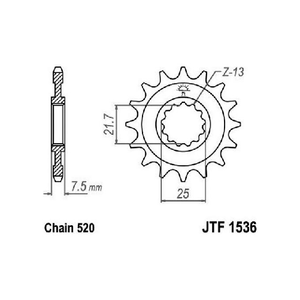 Jt JTF1536.16RB Pignone 1536 Z16Rb ammortizzato