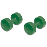 Coppia Manubri Pesi Vinile Dumbbells - Kg. 4 (Totale 8 Kg)