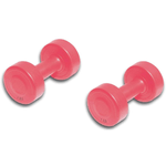 Coppia Manubri Pesi Vinile Dumbbells - Kg. 1 (Totale 2 Kg)