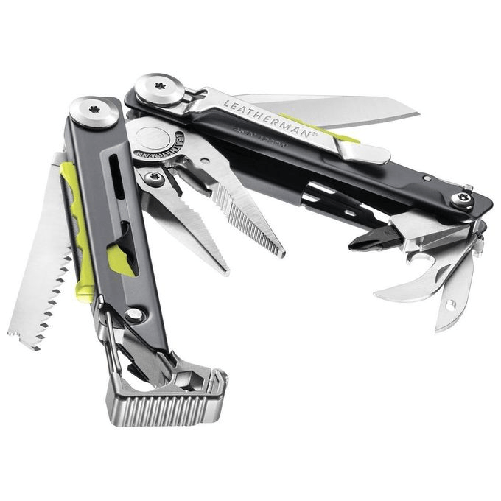 Leatherman-Signal-pinza-multiuso-Tascabile-19-strumenti-Grigio