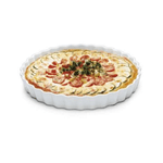 TOGNANA 26 x 5 cm, PL-Cook-Pirofila Rotonda per Quiche/crostata, Colore: Bianco