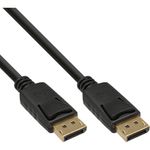 In Linea InLine Cavo DisplayPort maschio / maschio, 1m, 4K2K, UHD, FullHD, dorato