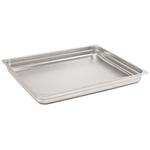 Pentole Agnelli COIXGNP21065 Bacinella Gastronorm 2/1, Acciaio Inossidabile, Argento, 65 x 53 x 6.5 cm