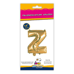 Palloncino Rocca Fun Factory lettera Z oro minishape 14 - 35cm . 1pz