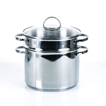 Moneta Allegro Pastaiola 22cm in Acciaio Inox per tutti i Fuochi 5,9 Litri