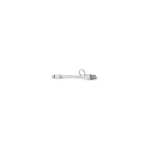 Celly-USBMICROKEYWH-cavo-USB-012-m-USB-A-Micro-USB-A-Bianco