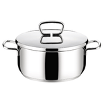 Tescoma 731224 linea Praktica - Casseruola con coperchio, 24 cm, 5,0 l