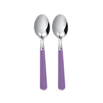 Excelsa Set Cucchiaini in Acciaio Inox, Lilla, 2 Pezzi