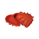 Silikomart Sft211 Cuore Stampi, Silicone, Terracotta