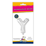 Palloncino Rocca Fun Factory lettera Y argento minishape 14 - 35cm . 1pz