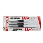 Marietti 27TP B06B - Coltello bistecca dentata cm 11,5 linea Top - Bianco - blister 6 pz