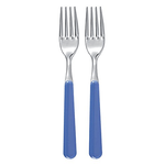 Excelsa Set Forchette in Acciaio Inox, Azzurro, 2 Pezzi