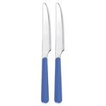 Excelsa Set Coltelli in Acciaio Inox, Azzurro, 2 Pezzi