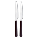 Excelsa Set Coltelli in Acciaio Inox, Bordeaux, 2 Pezzi